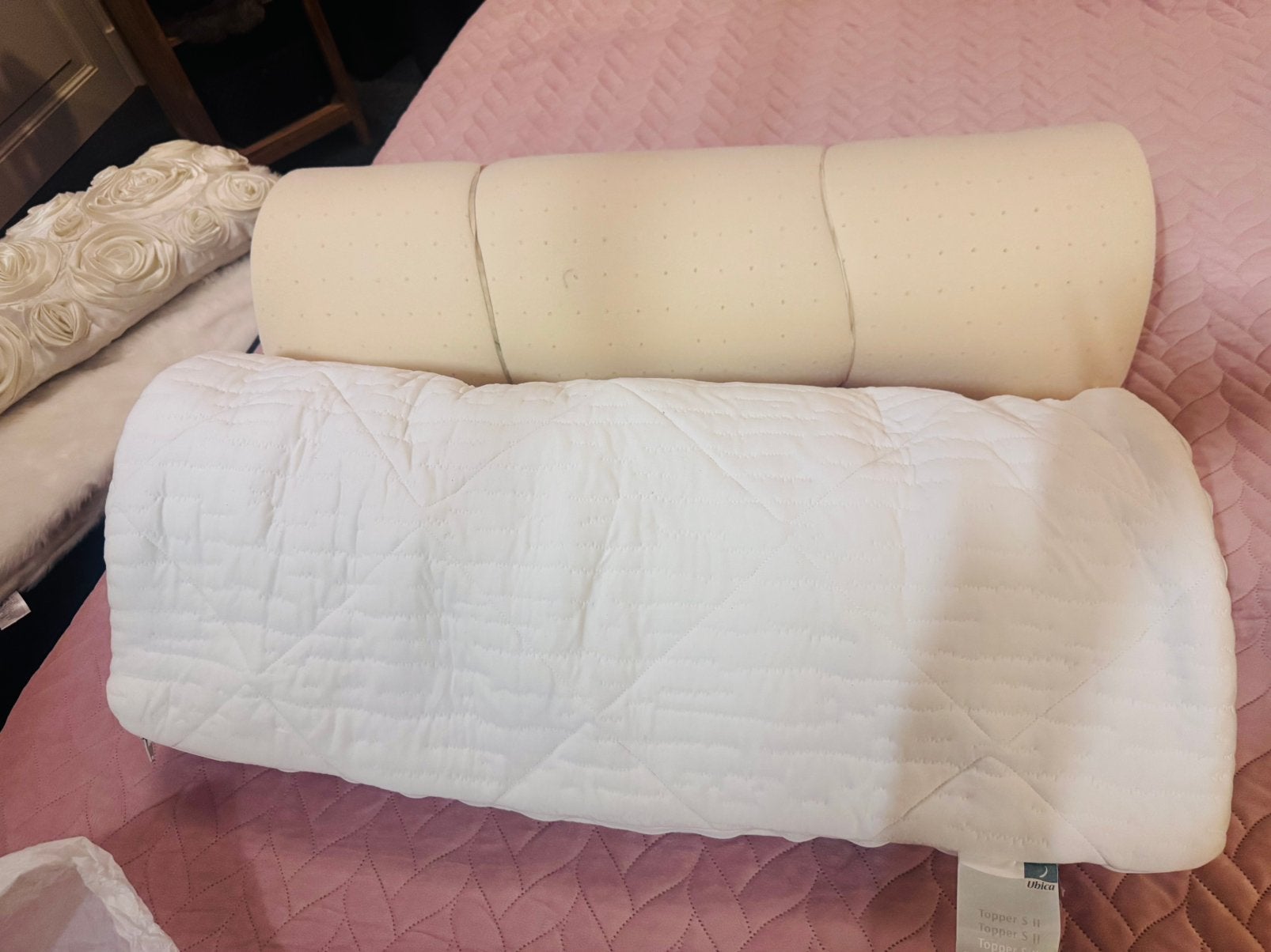 Ubica topper S II topdek matras 1 persoons 90 x 200, Ophalen, 90 cm, Eenpersoons, Zo goed als nieuw