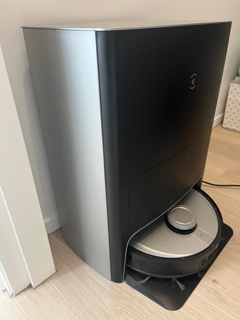 ECOVACS DEEBOT X1 OMNI Robotstofzuiger met Leegstation, Ophalen of Verzenden, Gebruikt, Reservoir, Robotstofzuiger