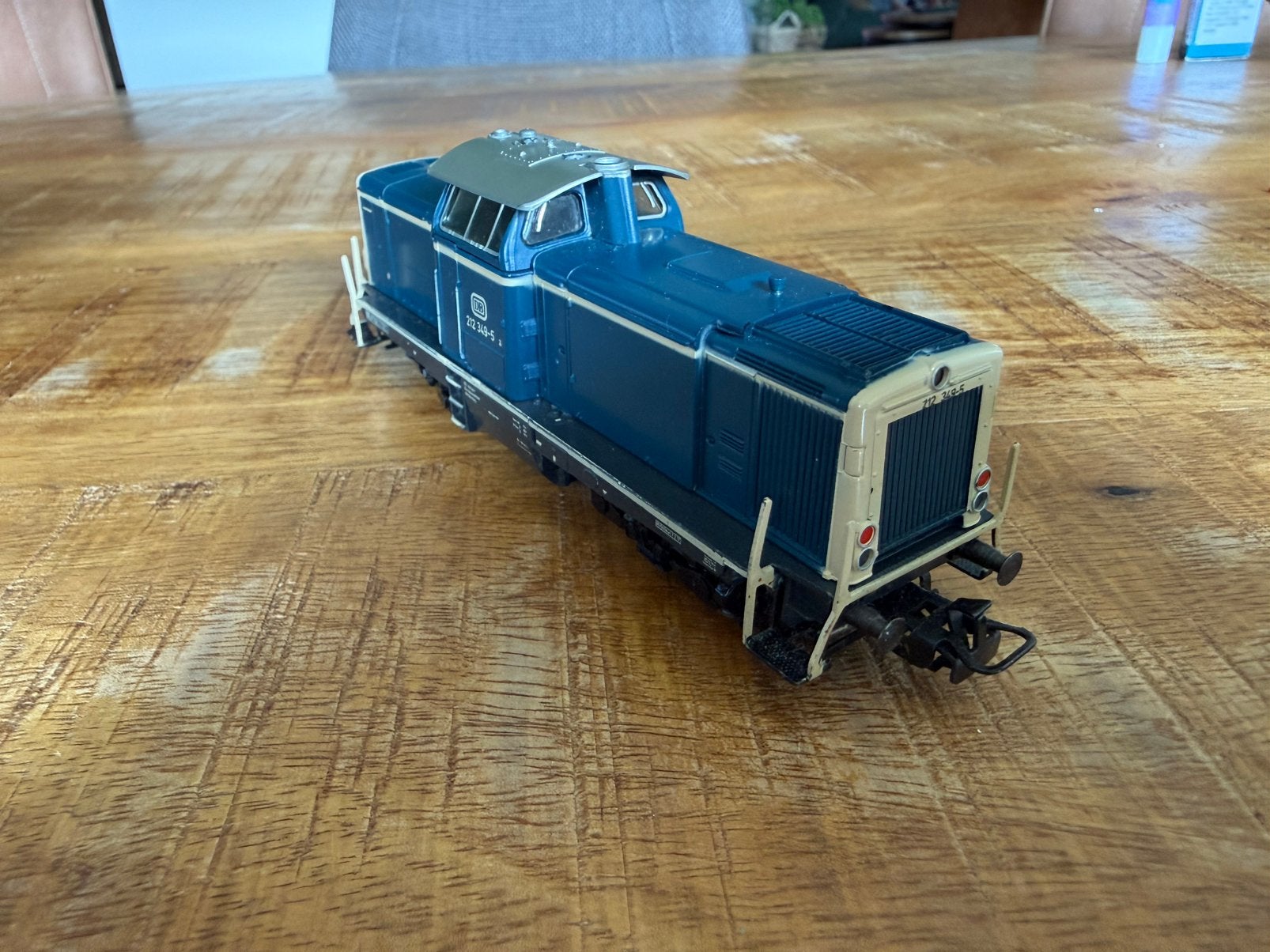 Marklin 3147 diesellocomotief BR 212 DB Blauw in Ovp, Hobby en Vrije tijd, Modeltreinen | H0, Wisselstroom, Locomotief, Ophalen of Verzenden