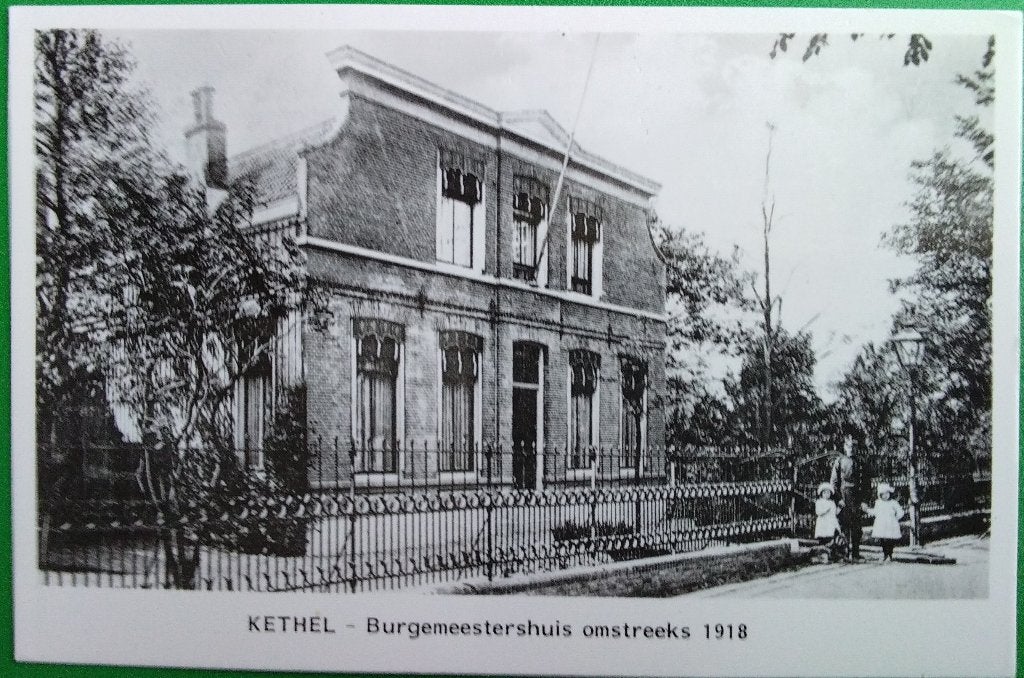 Kethel, Schiedam, Burgemeestershuis. Klf, Verzenden, 1980 tot heden, Ongelopen, Zuid-Holland