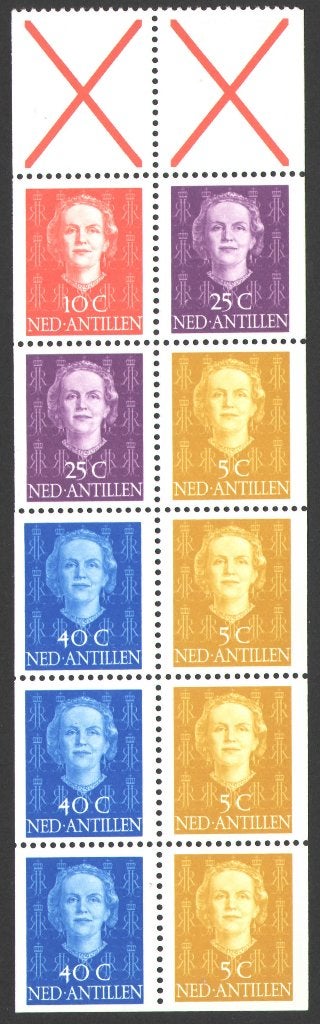 Nederlandse Antillen Inhoud PZB 4B rechts postfris 1979, Ophalen of Verzenden, Postfris