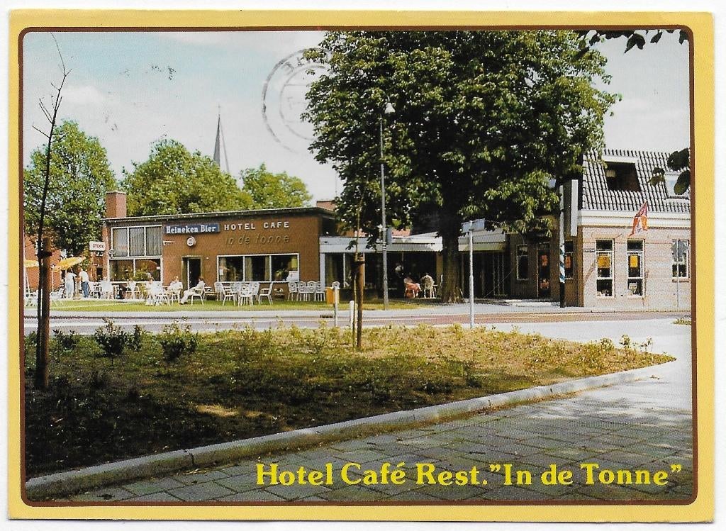 Hellendoorn Hotel in de Tonne Gelopen Ansichtkaart ( B4310), Ophalen of Verzenden, 1980 tot heden, Gelopen, Overijssel
