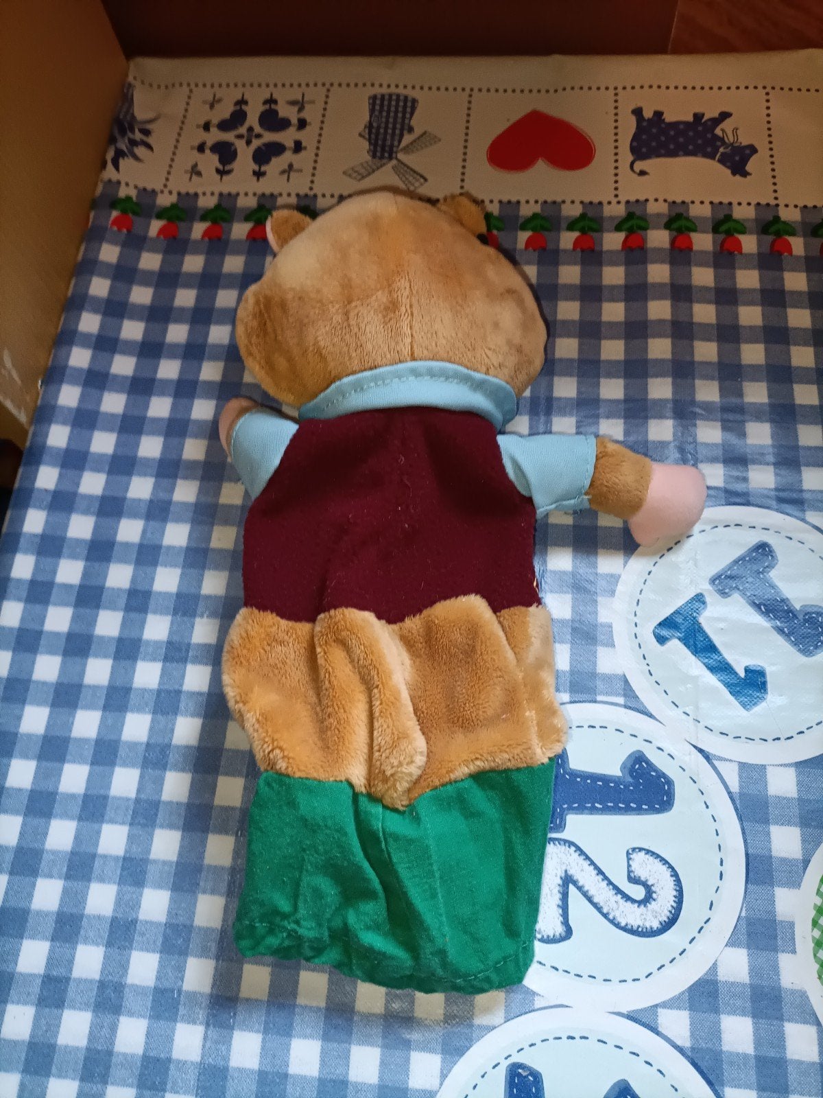 AH hamster poppenkast pop student handpop, Ophalen of Verzenden, Zo goed als nieuw, Overige typen