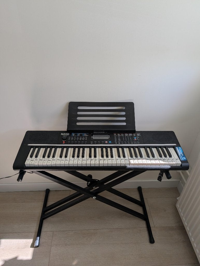 RockJam RJ461AX 61-toetsen keyboard + standaard, Muziek en Instrumenten, Ophalen, Zo goed als nieuw, 61 toetsen, Overige merken
