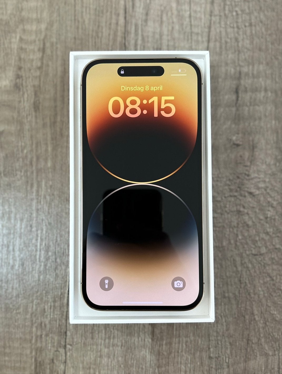 iPhone 14 Pro 128GB Goud – ALS NIEUW!
