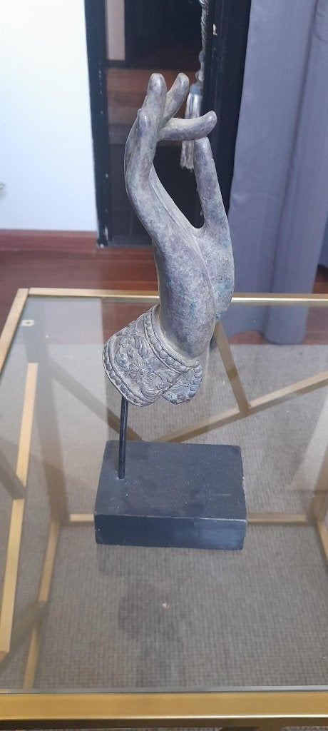 Decoratieve Thaise hand, Ophalen, Zwart, 27 cm, Zo goed als nieuw