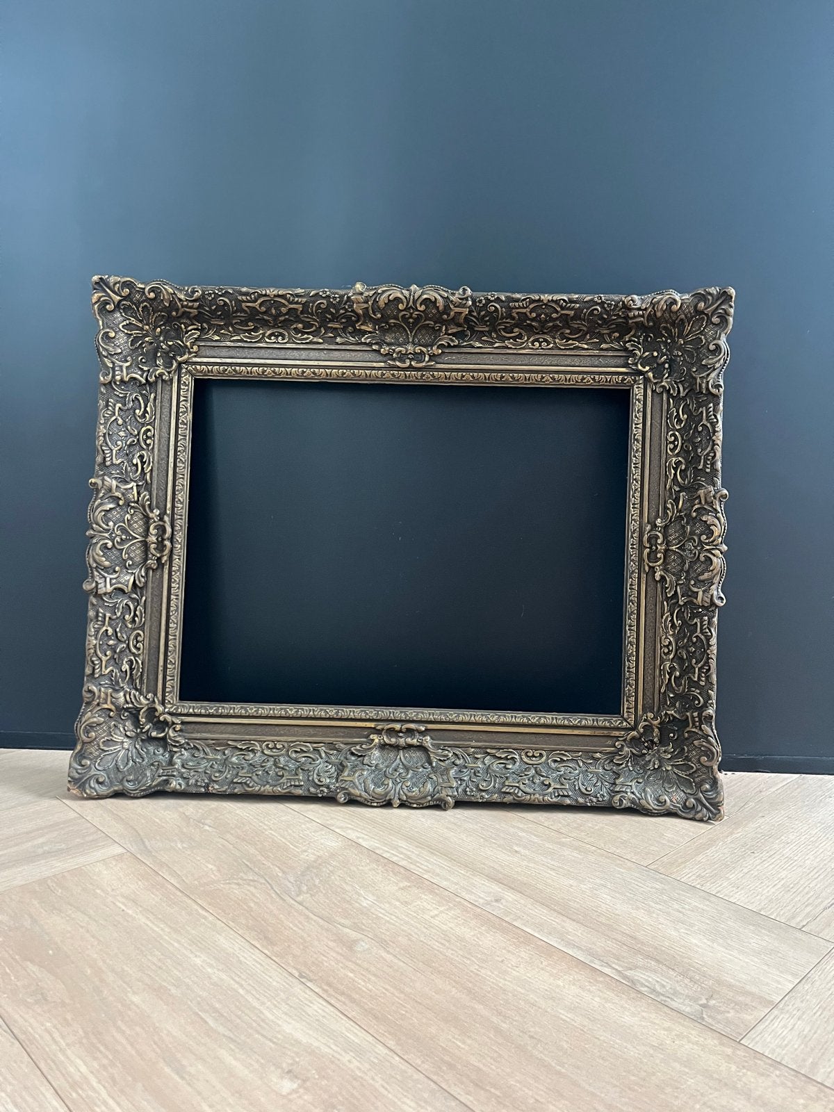 Antieke Gouden Barok 30x40  Schilderijlijst - Sierlijke, Gebruikt, Schilderijlijst, Met sierrand, Ophalen of Verzenden