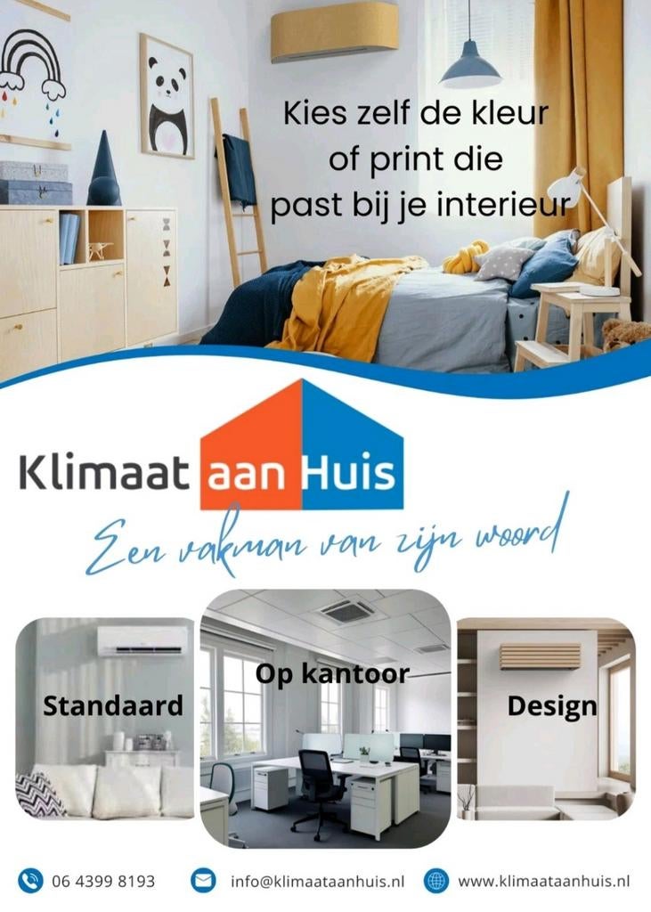 Airco, Witgoed en Apparatuur, Airco's, Koelen en Ontvochtigen, Timer, Nieuw, 3 snelheden of meer
