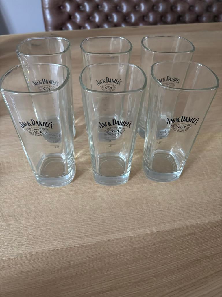 Gloednieuwe Jack Daniel's drinkglazen (set van 6), Verzenden, Nieuw, Overige merken, Glas