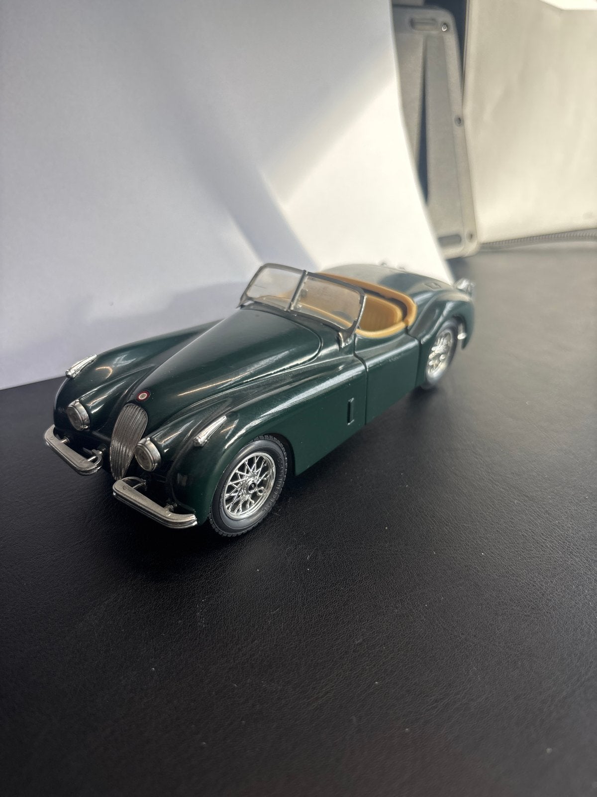 Jaguar XK120 Modelauto - Groen, Zo goed als nieuw, Ophalen, Zo goed als nieuw, Auto, Overige merken