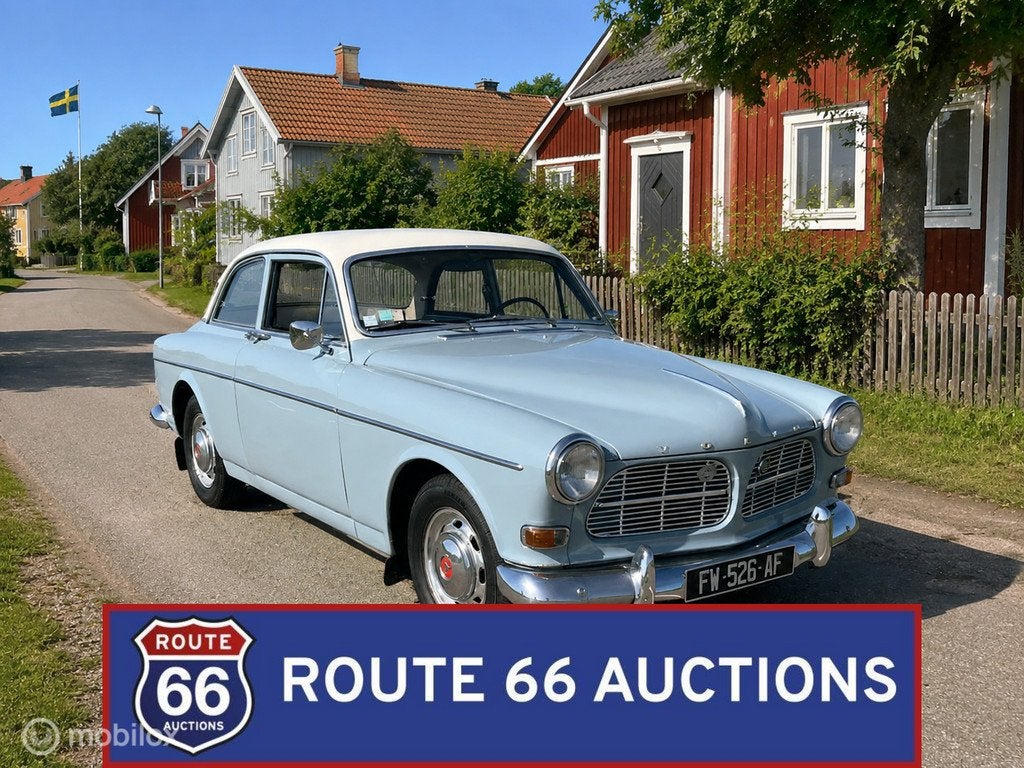Volvo Amazon | 1965 | Route 66 Auctions, Auto's, Oldtimers, Overige carrosserieën, Zwart, Bedrijf, Handgeschakeld