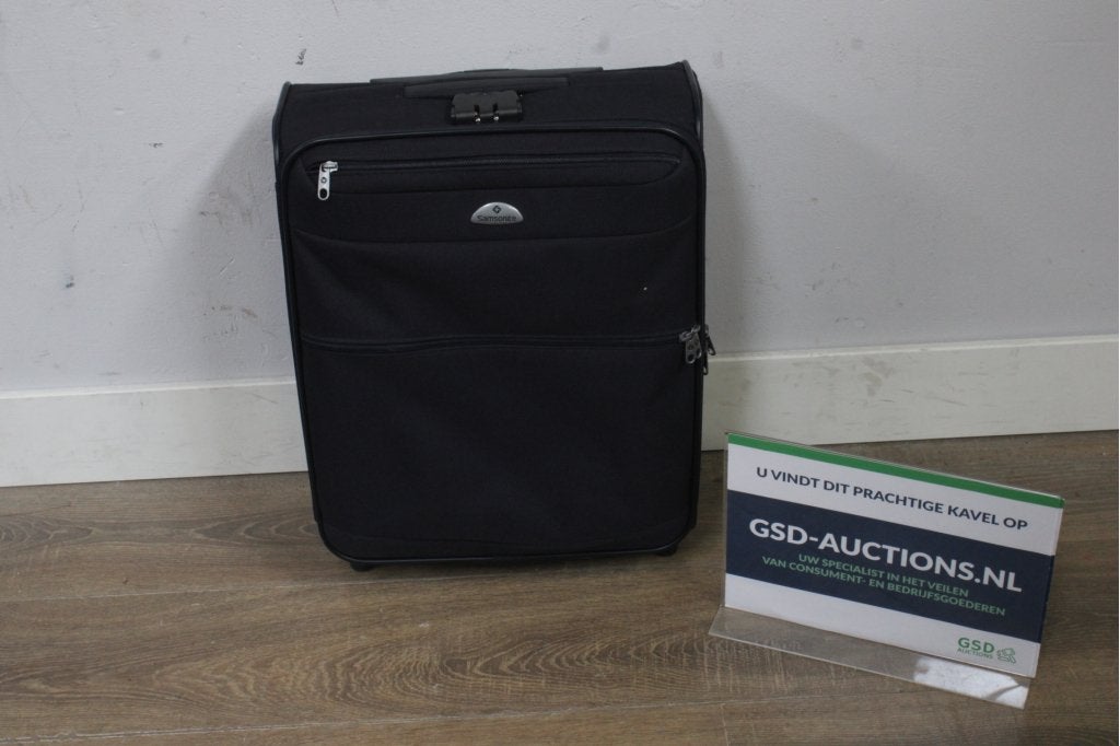 Zwarte Samsonite koffer met wieltjes, Sieraden, Tassen en Uiterlijk, Koffers, Ophalen of Verzenden