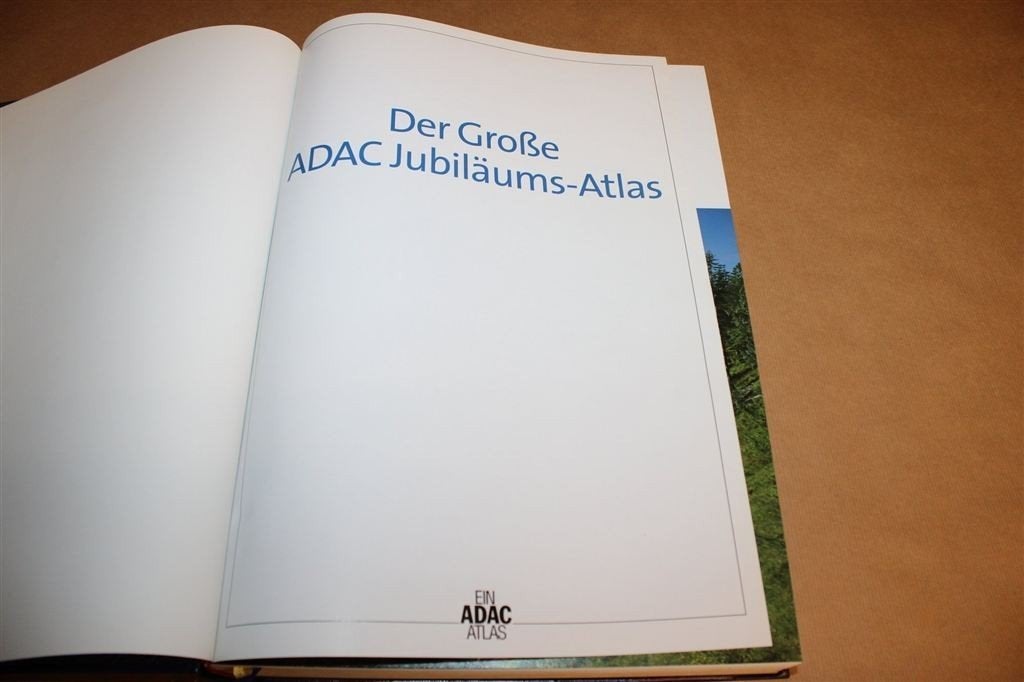ADAC-Jubiläums-Atlas — Groot Formaat Wegenatlas Duitsland, Ophalen of Verzenden, Gelezen, 1800 tot 2000, Landkaart