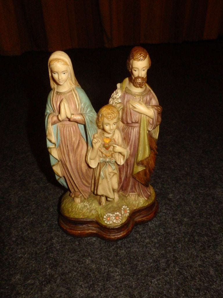 Heilige Familie beeldje - Maria, Jozef en Jezus, Ophalen of Verzenden