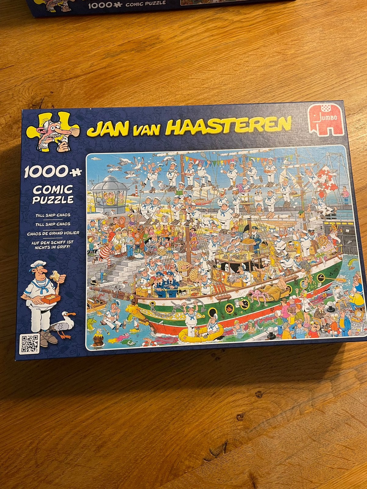 Puzzel Jan van Haasteren. 1000, Ophalen of Verzenden, 500 t/m 1500 stukjes, Zo goed als nieuw, Legpuzzel