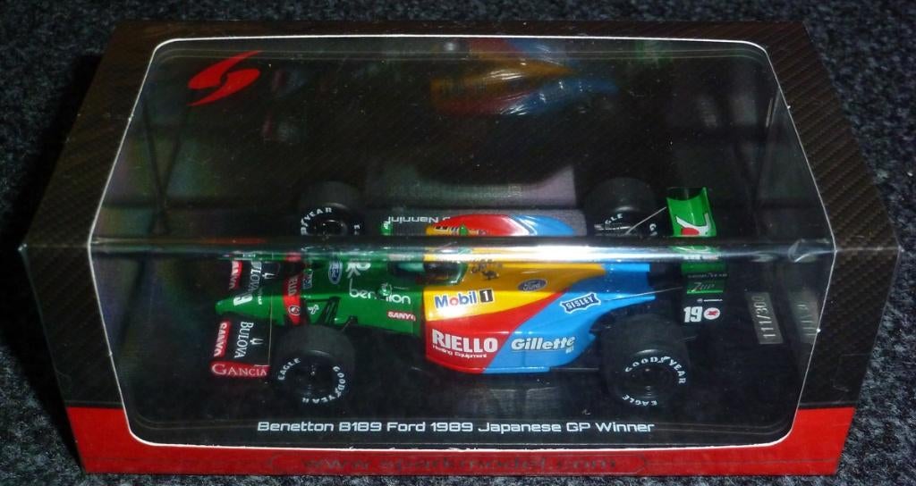 1989 - Benetton B189 Ford - Alessandro Nannini - Japan, Hobby en Vrije tijd, Modelauto's | 1:43, Ophalen of Verzenden, Nieuw, Auto
