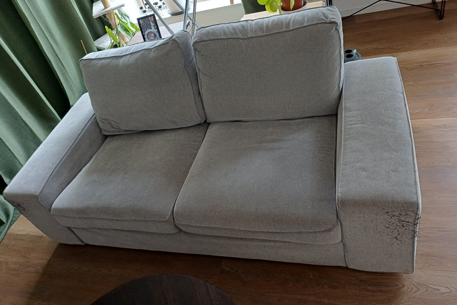2-zitsbank ikea kivik wit/zwart, Ophalen, Gebruikt, 150 tot 200 cm, Tweepersoons