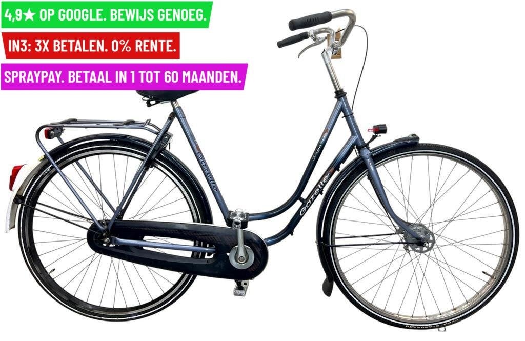 Damesfiets Gazelle Impala 28"/57cm/1ver - Garantie/Levering, Fietsen en Brommers, 9713 Bv Groningen, Gebruikt, Gazelle, 56 cm of meer