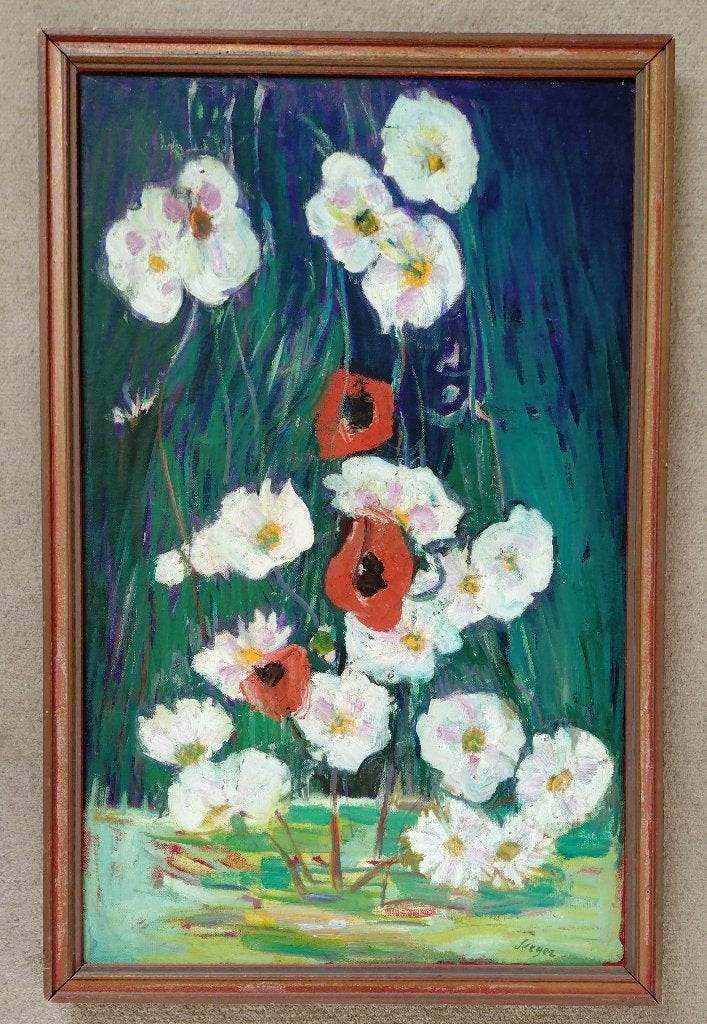 bloesemtak==== Frederick Serger 1889-1965 = U S A =, Ophalen of Verzenden