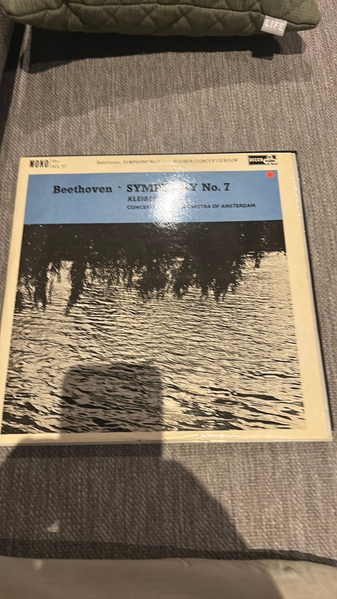 Beethoven: Symfonie Nr. 7 - Kleiber/Concertgebouw, Cd's en Dvd's, Vinyl | Klassiek, Gebruikt, Ophalen of Verzenden, Romantiek