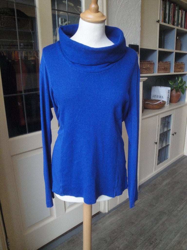 Kobaltblauw truitje DUDU maat L, Dudu, Blauw, Maat 42/44 (L), Ophalen of Verzenden