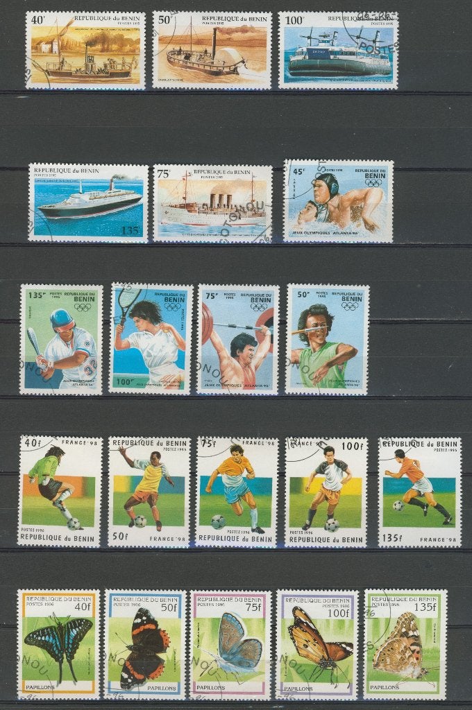 Franse Kolonie Dahomey-Afrika 1960/1975 k-608a jdu, Ophalen of Verzenden, Gestempeld