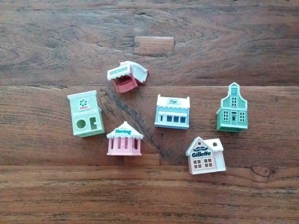 AH winterdorp huisjes div. Items miniatuurhuisjes, Verzamelen, Supermarktacties, Albert Heijn, Ophalen of Verzenden