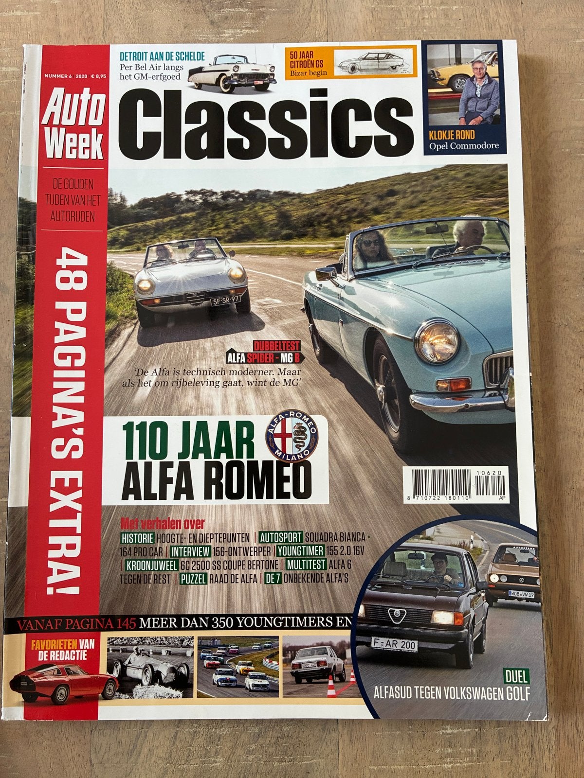 AutoWeek Classics - 110 Jaar Alfa Romeo (Nummer 6, 2020), Ophalen of Verzenden, Gelezen, Algemeen