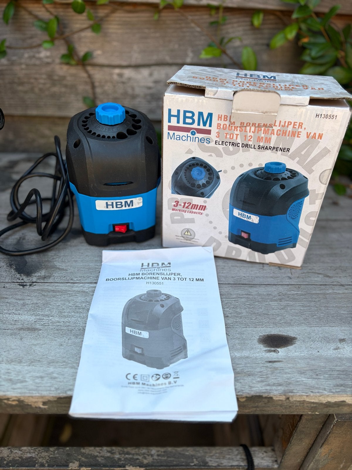 HBM borenslijper 3-12mm, nieuw in doos met handleiding, Ophalen, Nieuw