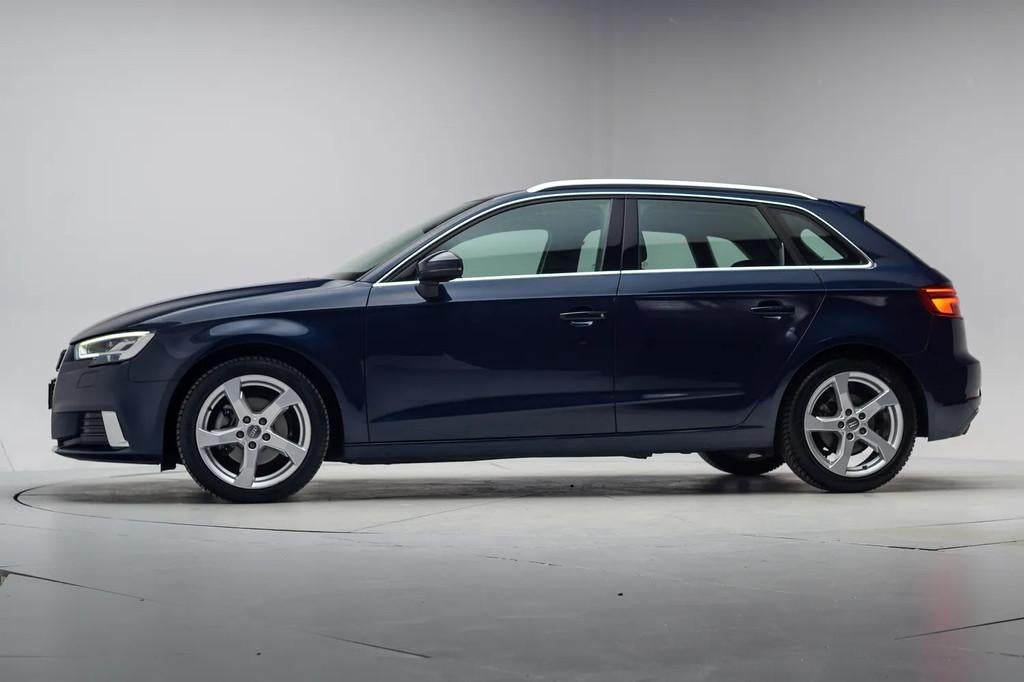 Audi A3 30 TFSI Sport Edition Aut. [ Navi Sportstoelen LED ], Gebruikt, Blauw, 116 pk, Origineel Nederlands