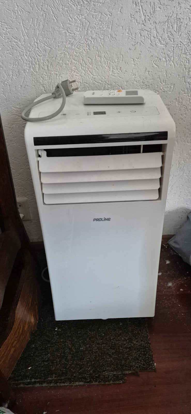 Airco met afstandsbediening, Witgoed en Apparatuur, Minder dan 60 m³, 3 snelheden of meer, Ophalen of Verzenden, Zo goed als nieuw