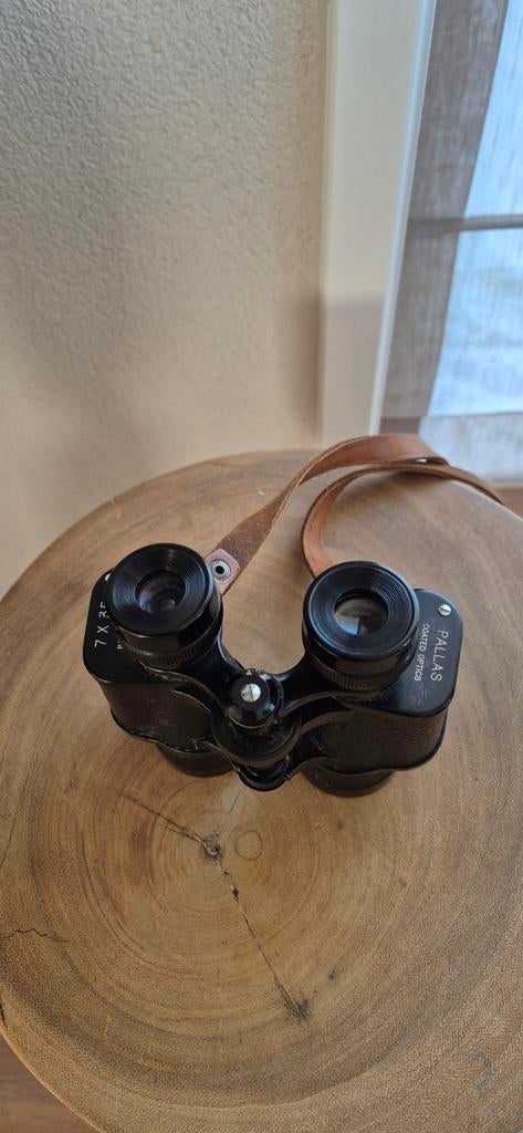 Vintage Pallas Verrekijker 7x35 Coated Optics Pat.No.122061, Audio, Tv en Foto, Optische apparatuur | Verrekijkers, Ophalen of Verzenden