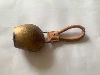 ‎Boltze vintage bel koebel geitenbel decoratiebel metaal, Antiek en Kunst, Ophalen