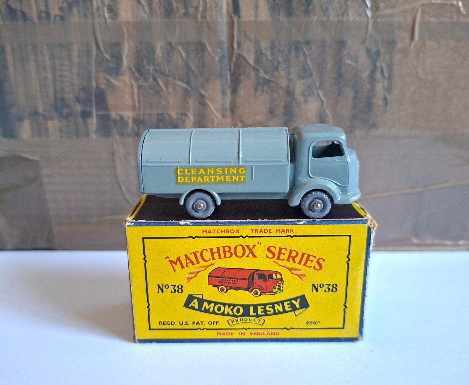Matchbox 38 karrier refuse collector truck GPW !, Ophalen of Verzenden, Zo goed als nieuw, Bus of Vrachtwagen, Matchbox