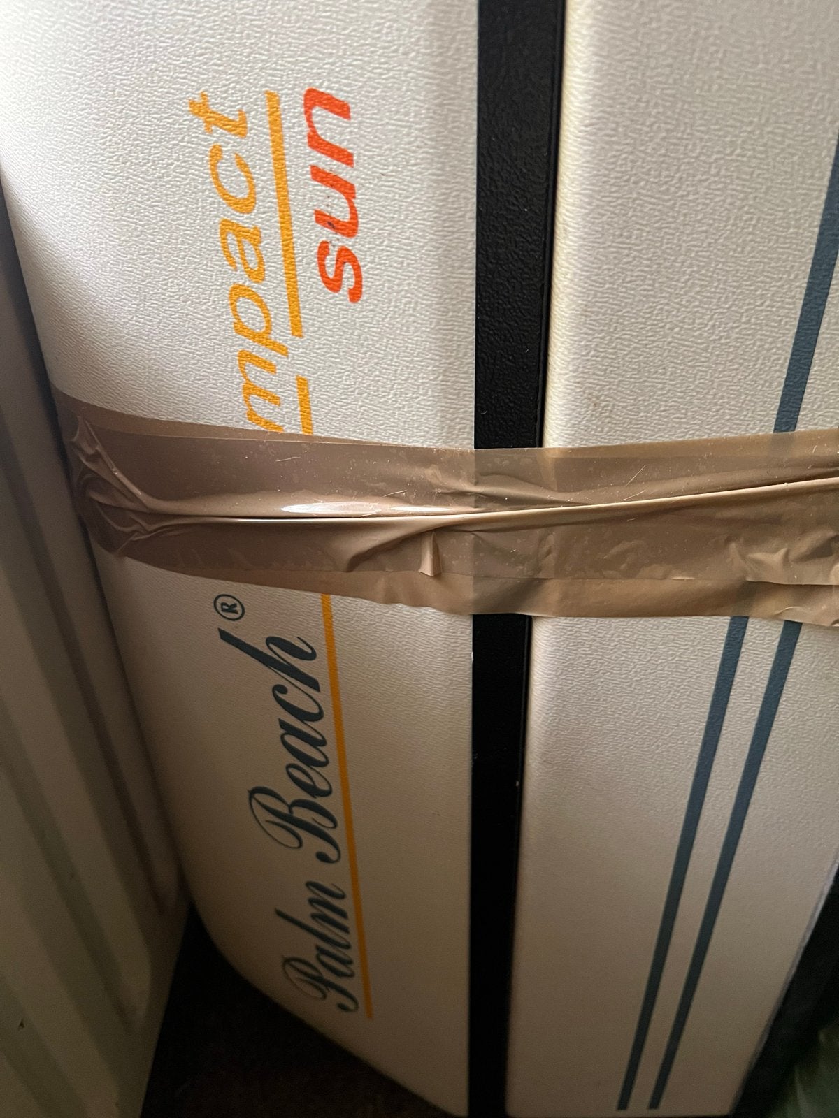 Palm Beach Compact Sun Zonnebank - Gebruikt, Ophalen of Verzenden, Gebruikt, Zonnebank enkelzijdig, Minder dan 10 lampen