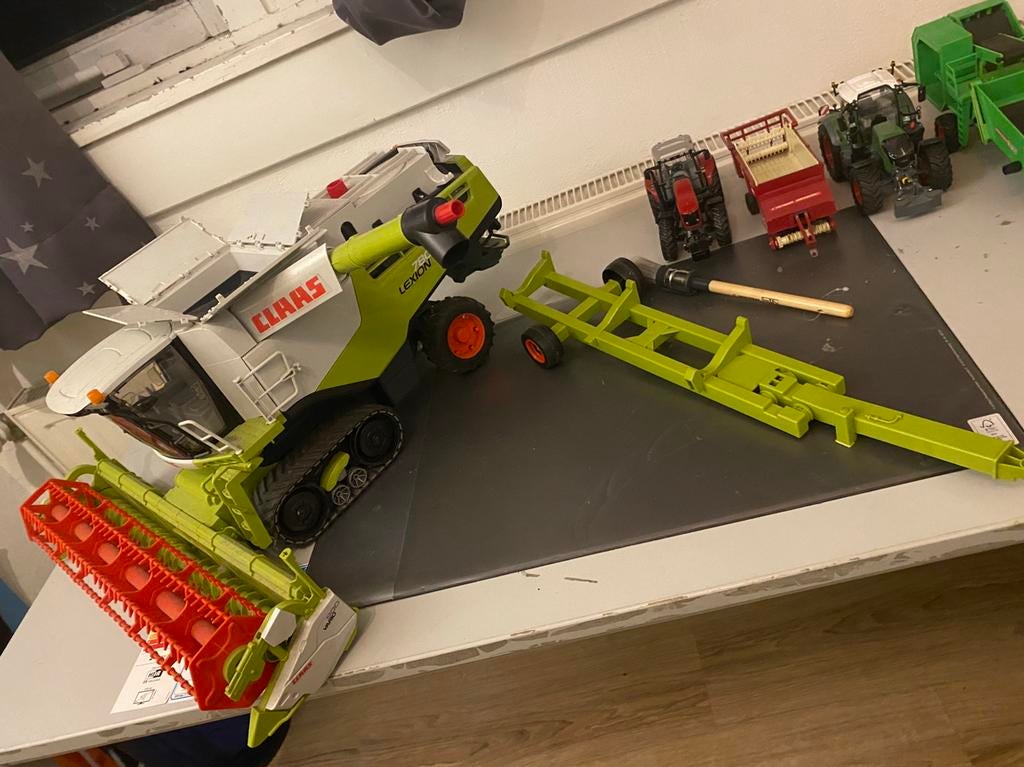 Bruder claas combine, Ophalen