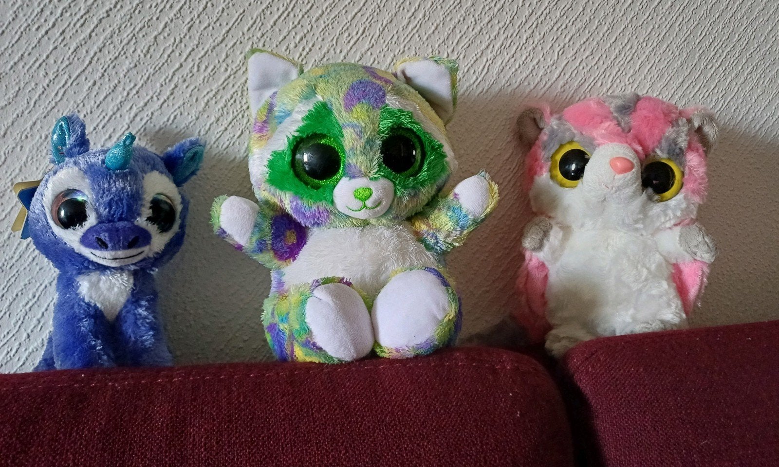 3 knuffels Yoohoo, Dino en Lumo stars los te koop, Ophalen, Zo goed als nieuw, Overige typen