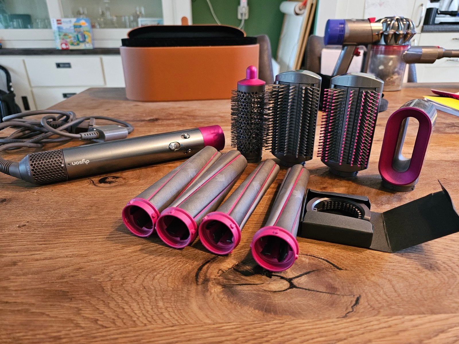 Dyson Airwrap Complete Long, Ophalen, Zo goed als nieuw, Föhn of Haardroger
