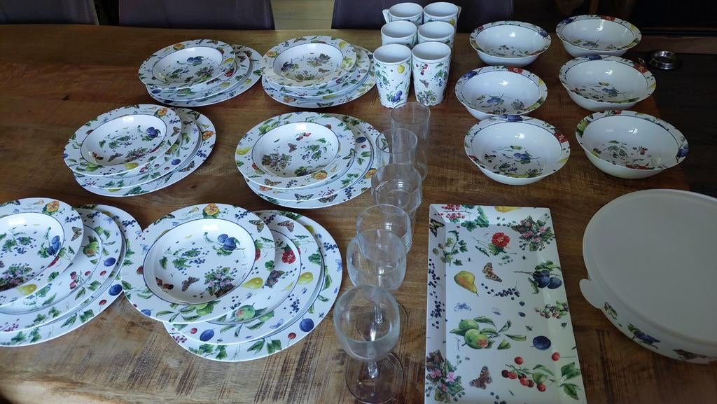 Camping servies Janneke  Brinkman, Caravans en Kamperen, Kampeeraccessoires, Ophalen of Verzenden