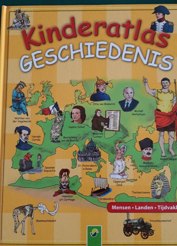 Kinderatlas Geschiedenis hard cover NIEUW, Ophalen of Verzenden, Nieuw, Non-fictie