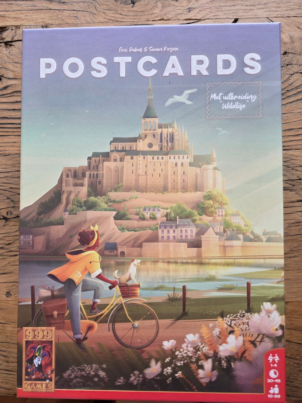 Postcards bordspel met uitbreiding Wildlife, Een of twee spelers, Ophalen of Verzenden, Nieuw, 999 Games