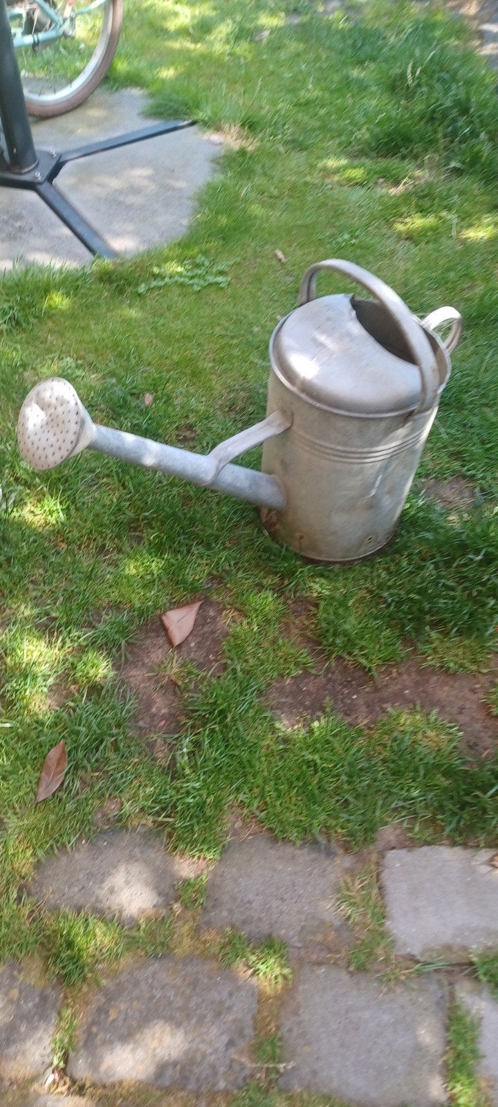 Vintage zink teil, Ophalen, Gebruikt, IJzer