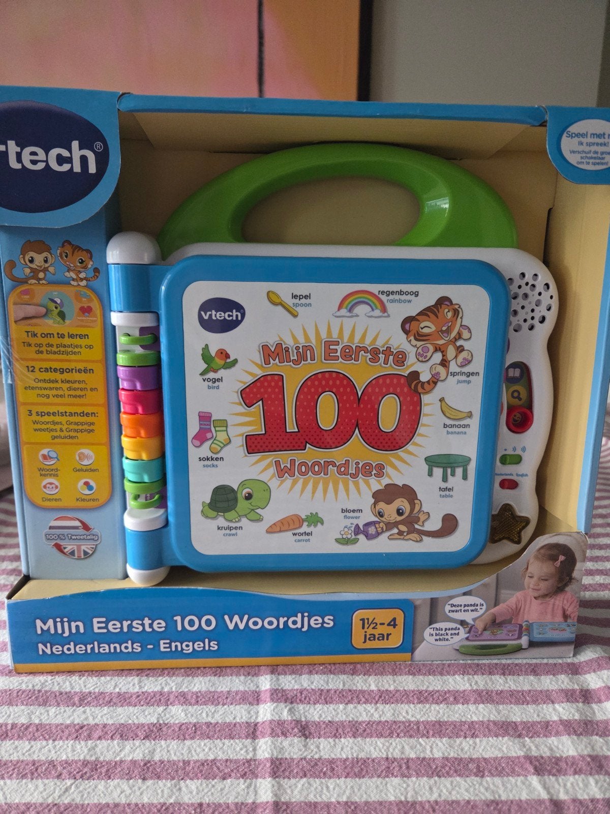 Vtech mijn 1e 100 woordjes. Nieuw in de verpakking., Kinderen en Baby's, Speelgoed | Vtech, Ophalen of Verzenden, Nieuw