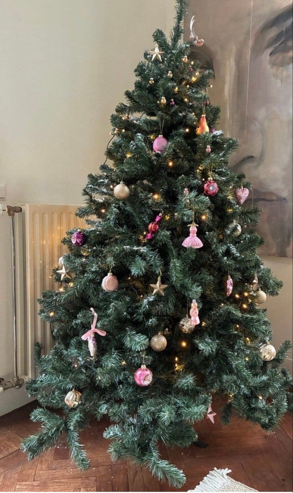 Kunst kerstboom, Ophalen