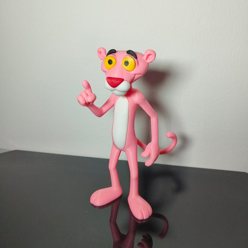 Pink Panther 3d print 20CM, Ophalen of Verzenden, Nieuw, Fantasy