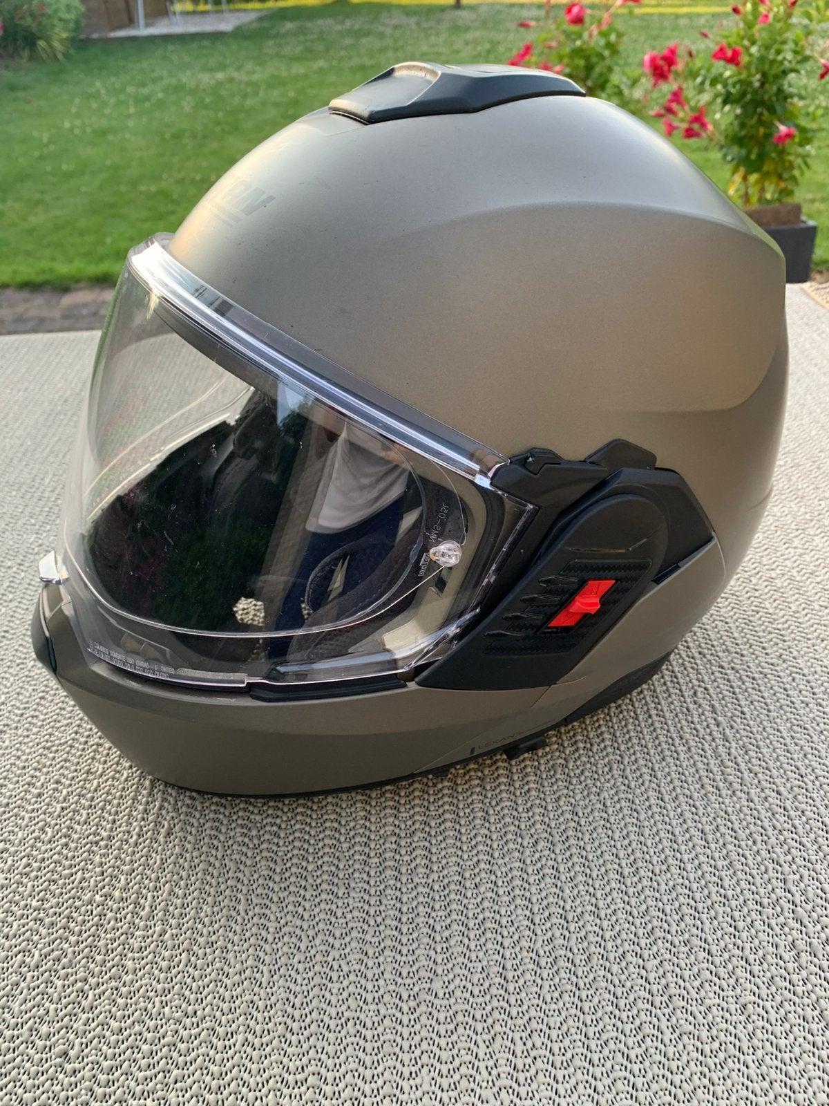Nolan systeemhelm 120-1 maat L, Motoren, Systeemhelm, Ophalen of Verzenden, L, Tweedehands