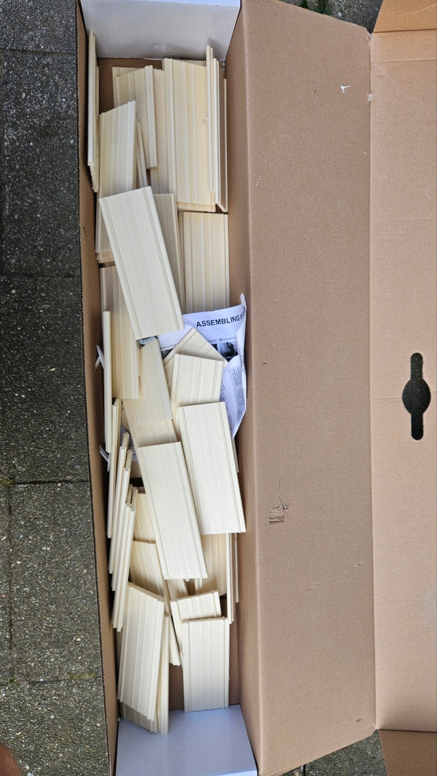 Gebruikte Block Lock montage-box voor 50 glazen bouwstenen, Ophalen of Verzenden