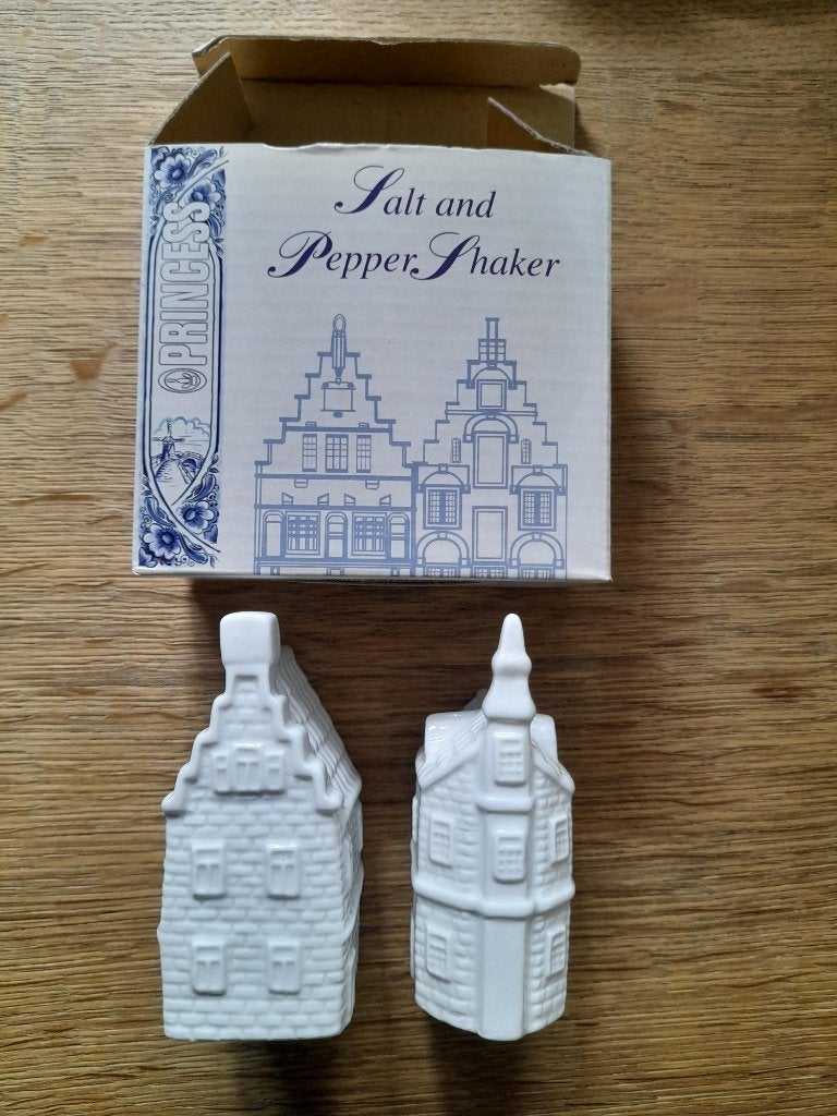 Leuk Peper en zoutvaatje Princess, Overige typen, Ophalen of Verzenden, Zo goed als nieuw, Steen/keramiek