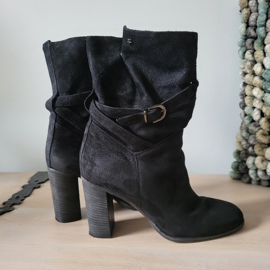 Floris van Bommel x Katja Schuurman Zwarte Slouchy Boots, Hoge laarzen, Zwart, Floris van Bommel, Ophalen of Verzenden