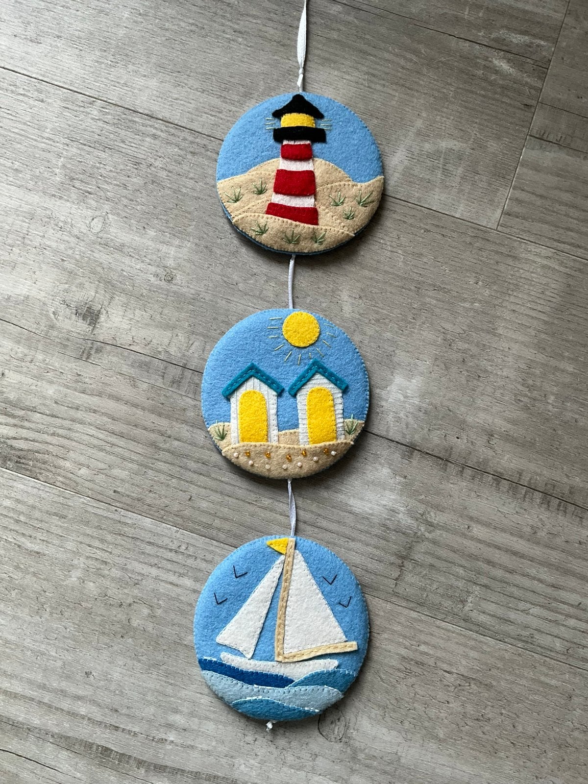 Zomer drieluik hanger, Ophalen of Verzenden, Zo goed als nieuw, Figuurtje(s), Wolvilt